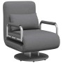 Silla giratoria y sofá cama tela gris oscuro en Sillones | Comprar online en Foru.es