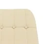 Schaukelstuhl mit cremefarbenem Stoffhocker von vidaXL, Schaukelstühle - Ref: Foro24-3097706, Preis: 146,29 €, Rabatt: %
