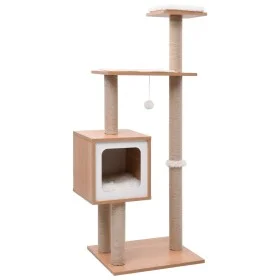 Rascador para gatos con alfombra rascadora de sisal 123 cm de vidaXL, Mobiliario para gatos - Ref: Foro24-170919, Precio: 92,...