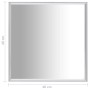 Espejo plateado 40x40 cm de vidaXL, Espejos - Ref: Foro24-322729, Precio: 30,81 €, Descuento: %
