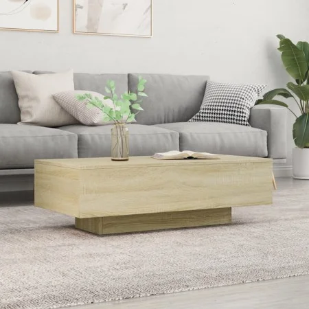 Mesa de centro madera de ingeniería roble Sonoma 100x49,5x31 cm by vidaXL, Coffee table - Ref: Foro24-834894, Price: 47,94 €,...