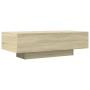 Mesa de centro madera de ingeniería roble Sonoma 100x49,5x31 cm de vidaXL, Mesas de centro - Ref: Foro24-834894, Precio: 48,4...