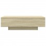 Mesa de centro madera de ingeniería roble Sonoma 100x49,5x31 cm de vidaXL, Mesas de centro - Ref: Foro24-834894, Precio: 48,4...