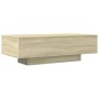 Mesa de centro madera de ingeniería roble Sonoma 100x49,5x31 cm de vidaXL, Mesas de centro - Ref: Foro24-834894, Precio: 48,4...