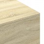 Mesa de centro madera de ingeniería roble Sonoma 100x49,5x31 cm de vidaXL, Mesas de centro - Ref: Foro24-834894, Precio: 48,4...