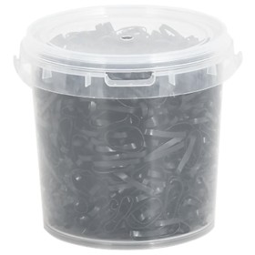 Bandas de trenzas de caballo silicona negro 1500 unidades de vidaXL, Cuidado de caballos - Ref: Foro24-172494, Precio: 15,42 ...
