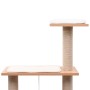 Rascador para gatos con alfombra rascadora de sisal 123 cm de vidaXL, Mobiliario para gatos - Ref: Foro24-170919, Precio: 90,...
