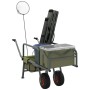 Carrito de pesca 2 ruedas acero recubrimiento en polvo verde de vidaXL, Pesca - Ref: Foro24-94870, Precio: 121,59 €, Descuent...