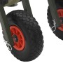 Carrito de pesca 2 ruedas acero recubrimiento en polvo verde de vidaXL, Pesca - Ref: Foro24-94870, Precio: 121,59 €, Descuent...