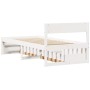 Estructura cama con cajones madera maciza pino blanca 90x190 cm de vidaXL, Camas y somieres - Ref: Foro24-846805, Precio: 167...
