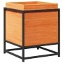 Jardinera de madera maciza pino marrón cera 40x40x50 cm de vidaXL, Maceteros y jardineras - Ref: Foro24-847020, Precio: 53,57...
