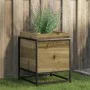 Jardinera de madera de pino impregnada 40x40x50 cm de vidaXL, Maceteros y jardineras - Ref: Foro24-847022, Precio: 57,20 €, D...