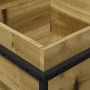 Jardinera de madera de pino impregnada 40x40x50 cm de vidaXL, Maceteros y jardineras - Ref: Foro24-847022, Precio: 65,30 €, D...
