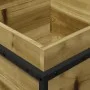 Jardinera de madera de pino impregnada 40x40x50 cm de vidaXL, Maceteros y jardineras - Ref: Foro24-847022, Precio: 57,20 €, D...