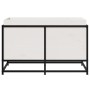 Jardinera de madera maciza de pino blanca 80x40x50 cm de vidaXL, Maceteros y jardineras - Ref: Foro24-847029, Precio: 92,37 €...