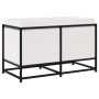 Jardinera de madera maciza de pino blanca 80x40x50 cm de vidaXL, Maceteros y jardineras - Ref: Foro24-847029, Precio: 92,37 €...