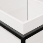 Jardinera de madera maciza de pino blanca 80x40x50 cm de vidaXL, Maceteros y jardineras - Ref: Foro24-847029, Precio: 92,37 €...
