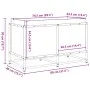 Jardinera de madera maciza de pino blanca 80x40x50 cm de vidaXL, Maceteros y jardineras - Ref: Foro24-847029, Precio: 84,76 €...