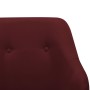 Silla mecedora de tela rojo vino tinto de vidaXL, Mecedoras - Ref: Foro24-289535, Precio: 136,55 €, Descuento: %