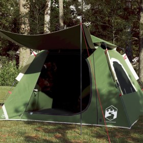 Tienda de campaña iglú 4 personas apertura rápida verde de vidaXL, Tiendas de campaña - Ref: Foro24-4004143, Precio: 106,44 €...