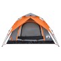 Tienda de campaña iglú 4 personas apertura rápida gris/naranja de vidaXL, Tiendas de campaña - Ref: Foro24-4004183, Precio: 8...