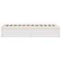 Estructura de cama madera maciza de pino blanco 90x200 cm de vidaXL, Camas y somieres - Ref: Foro24-846832, Precio: 155,57 €,...