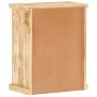 Aparador con puertas de acero madera mango macizo 60x35x75 cm de vidaXL, Aparadores - Ref: Foro24-289094, Precio: 312,99 €, D...