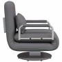 Silla giratoria y sofá cama tela gris oscuro en Sillones | Comprar online en Foru.es