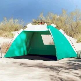 Tienda de playa 2 personas impermeable apertura rápida verde de vidaXL, Tiendas de campaña - Ref: Foro24-4005297, Precio: 66,...