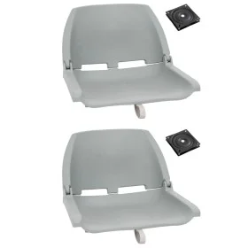 Set de asientos plegables para barco 4 uds gris de vidaXL, Piezas para veleros - Ref: Foro24-272240, Precio: 138,30 €, Descue...
