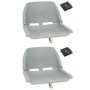 Set de asientos plegables para barco 4 uds gris de vidaXL, Piezas para veleros - Ref: Foro24-272240, Precio: 140,64 €, Descue...