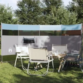 Cortaviento de camping impermeable azul 366x152x152 cm de vidaXL, Paravientos - Ref: Foro24-94741, Precio: 41,12 €, Descuento: %