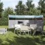 Cortaviento de camping impermeable azul 366x152x152 cm de vidaXL, Paravientos - Ref: Foro24-94741, Precio: 41,12 €, Descuento: %