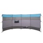 Cortaviento de camping impermeable azul 366x152x152 cm de vidaXL, Paravientos - Ref: Foro24-94741, Precio: 40,26 €, Descuento: %