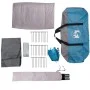 Cortaviento de camping impermeable azul 366x152x152 cm de vidaXL, Paravientos - Ref: Foro24-94741, Precio: 41,12 €, Descuento: %