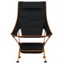 Sillas de camping plegables 2 uds tela Oxford y aluminio negro de vidaXL, Mobiliario de camping - Ref: Foro24-366545, Precio:...