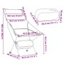 Sillas de camping plegables 2 uds tela Oxford y aluminio negro de vidaXL, Mobiliario de camping - Ref: Foro24-366545, Precio:...