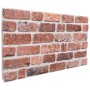 Paneles de pared 3D 10 unidades EPS rojo 100x50 cm de vidaXL, Recubrimiento de paredes - Ref: Foro24-4008543, Precio: 194,70 ...