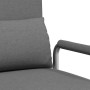 Silla giratoria y sofá cama tela gris oscuro en Sillones | Comprar online en Foru.es