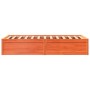 Estructura de cama madera maciza de pino marrón cera 90x200 cm de vidaXL, Camas y somieres - Ref: Foro24-846833, Precio: 134,...