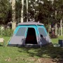 Tienda de campaña iglú 4 personas apertura rápida azul de vidaXL, Tiendas de campaña - Ref: Foro24-4004231, Precio: 150,09 €,...