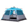 Tienda de campaña iglú 4 personas apertura rápida azul de vidaXL, Tiendas de campaña - Ref: Foro24-4004231, Precio: 150,09 €,...