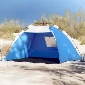 Tienda de playa 2 personas impermeable apertura rápida azul de vidaXL, Tiendas de campaña - Ref: Foro24-4005296, Precio: 66,2...