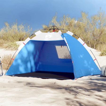 Tienda de playa 2 personas impermeable apertura rápida azul de vidaXL, Tiendas de campaña - Ref: Foro24-4005296, Precio: 60,2...