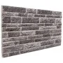 Paneles de pared 3D 10 unidades EPS gris antracita 100x50 cm de vidaXL, Recubrimiento de paredes - Ref: Foro24-4008549, Preci...