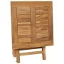 Mesa y sillas plegables para balcón 3 pzas madera maciza teca de vidaXL, Tumbonas - Ref: Foro24-3059960, Precio: 308,57 €, De...