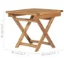 Mesa y sillas plegables para balcón 3 pzas madera maciza teca de vidaXL, Tumbonas - Ref: Foro24-3059960, Precio: 308,57 €, De...