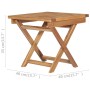 Mesa y sillas plegables para balcón 3 pzas madera maciza teca de vidaXL, Tumbonas - Ref: Foro24-3059960, Precio: 313,67 €, De...