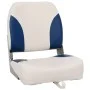 Klappbare Bootssitze, 2-teilig, mit weißem und blauem Kissen von vidaXL, Segelboote - Ref: Foro24-272239, Preis: 73,80 €, Rab...