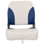 Set asientos plegables para barco 2 uds con cojín blanco y azul de vidaXL, Veleros - Ref: Foro24-272239, Precio: 69,61 €, Des...